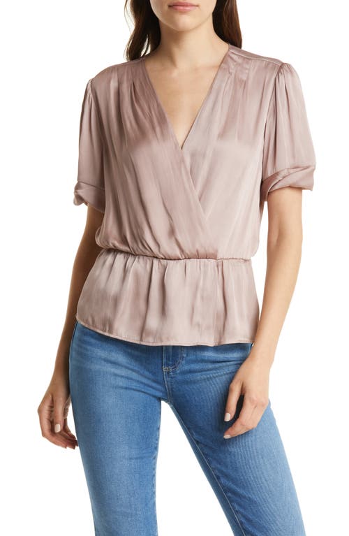 PAIGE Felicity Peplum Top in Wild Rose