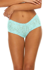 Hanky Panky Daily Lace Boyshorts in Pistachio, Size Large