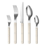 Khen Cream Cutlery Set of 20 –18/8 Stainless Steel Flatware