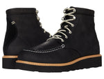 Kodiak Scotia Black Moccasin Vamp Wedge Shoes