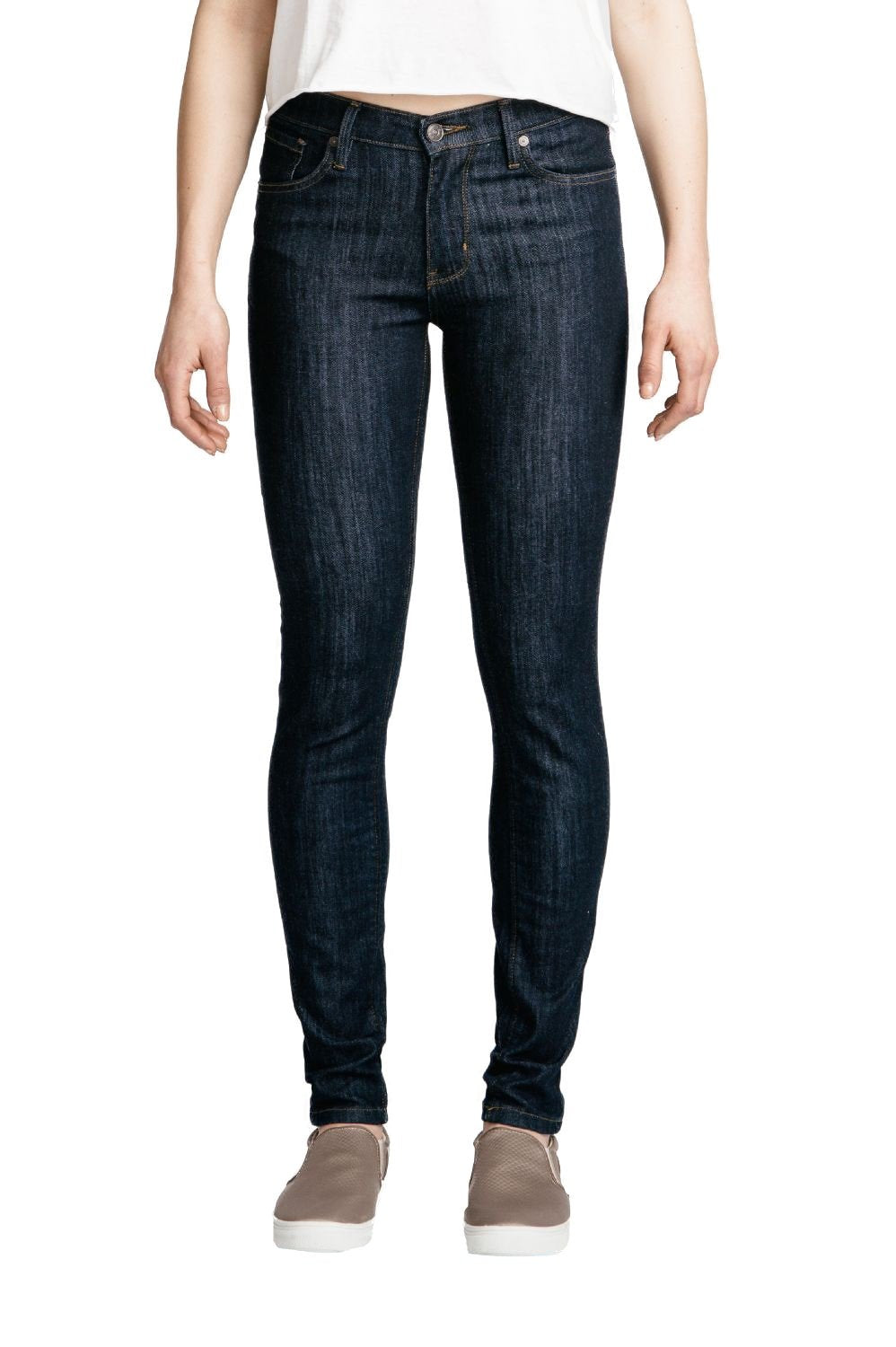 Women's Indigo Rinse Wash Skinny Jean Pant