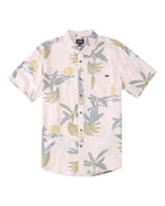 Billabong Men's Classic Sundays Short Sleeve Shirt - Pink