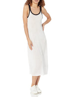 DKNY Women's Standard T Shirt Dress Cover Up, Ivory, Medium