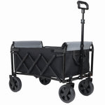 Collapsible Wagon with Wheels - 3 in 1 Lightweight Utility Camping Wagon