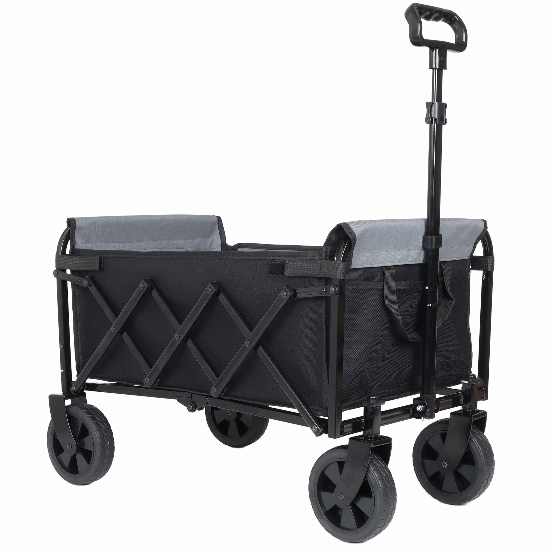 Collapsible Wagon with Wheels - 3 in 1 Lightweight Utility Camping Wagon