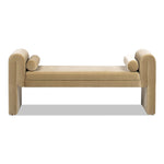 Mason 60.5' Arched Arm Bench with Bolster Pillows