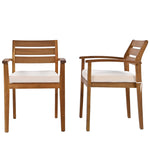 GO Outdoor Wood Dining Set For 7-8 Persons