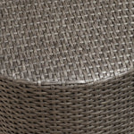 Barrel Side Table With Handcrafted Details
