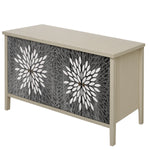 Sideboard Buffet Cabinet with 4 Doors and Adjustable Shelves
