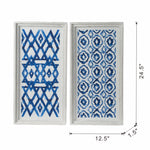 The Mariner’s Motif™ – Set of Coordinated Indigo Panels
