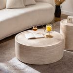 31.5'' Round Coffee Table with Mars Pattern