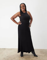 GSTQ Satin Tulip Skirt - Black - S