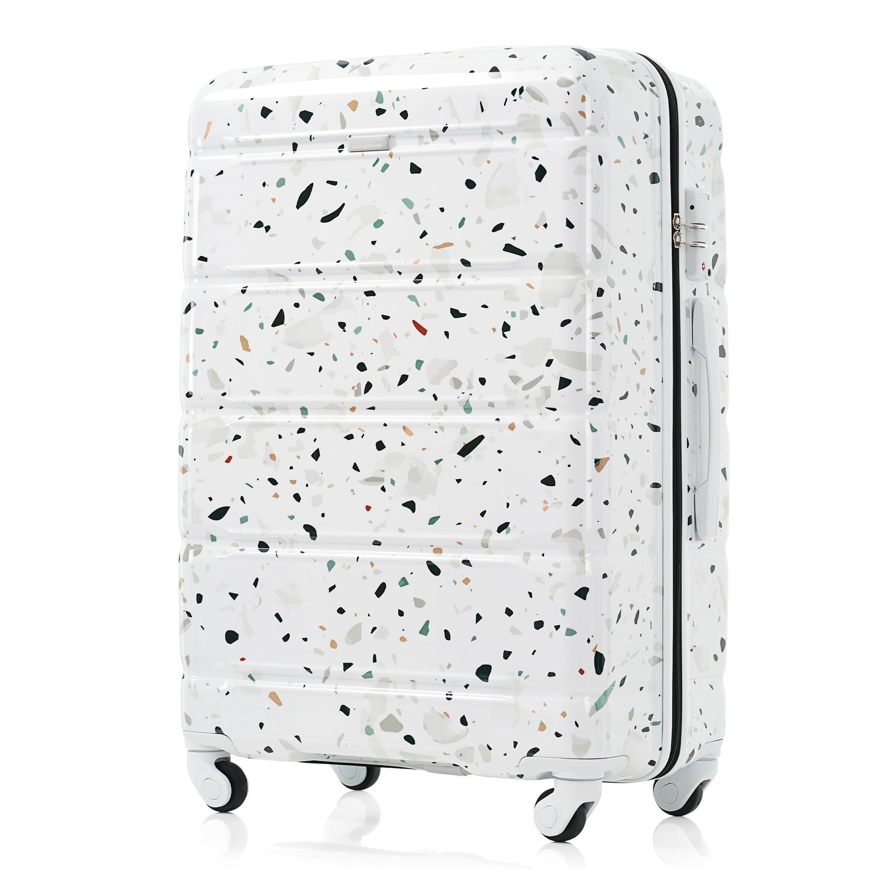 Luggage Set of 3 with USB Port and Spinner Wheels