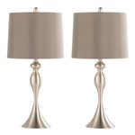 Ashland 27" Contemporary Metal Table Lamp Set of 2