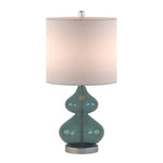 Ellipse Curved Glass Table Lamp, Set of 2