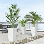 Stackable Tapered Planters, Set of 3 Outdoor Planters