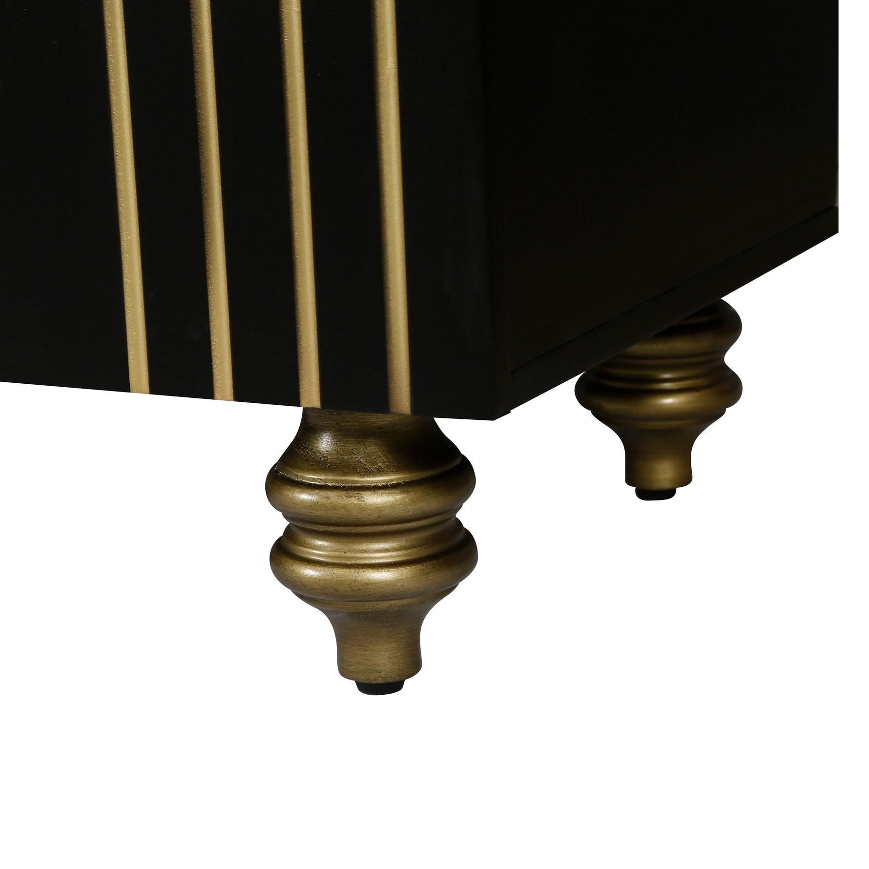Modern Fluted Sideboard Buffet with Storage