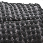 River Handcrafted Cylindrical Pouf in Water Resistant Fabric