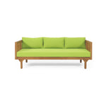 Claremont 3 Seater Daybed Teak Acacia Wood Water Resistant Cushions