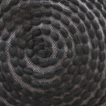 River Handcrafted Cylindrical Pouf in Water Resistant Fabric