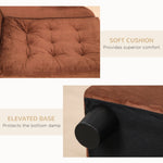 PawHut Luxury Fancy Dog Bed for Small Dogs with Hidden Storage