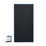 Portable Black Full Size Steam Sauna tent–Personal Home Spa, with Steam Generator, Remote Control, Foldable Chair, PVC pipes. Easy to Install,fast heating, with FCC & UL Certification.