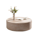 39.37" Round Coffee Table with Mars Pattern