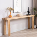 Console Table, Entryway Table with Design, Long Narrow Sofa Table for Living Room - Multi