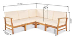 Perla 6 Pieces Sofa Set