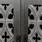 Hollow Four Door Antique Cabinet, American Country Style