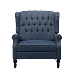 Dunham Contemporary Fabric Tufted Oversized Pushback Recliner