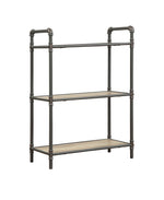Itzel Antique Bookshelf - Gray / Oak