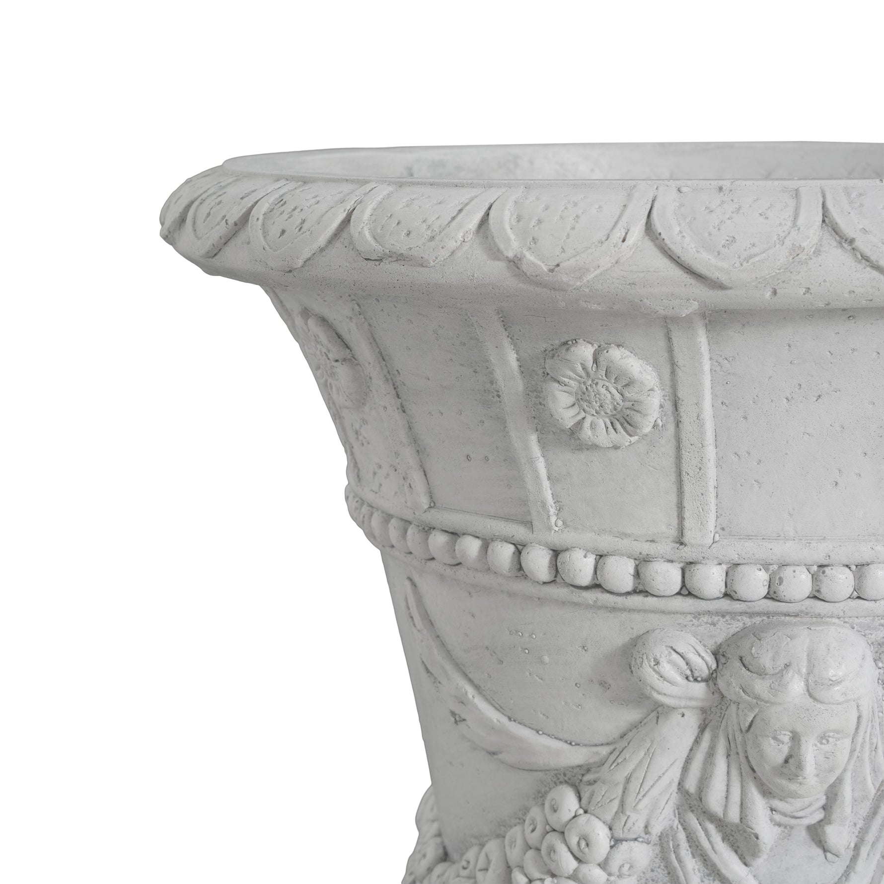 MGO Garden Urn, Light Grey, 23.75'' H