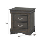 Louis Philippe Accent Nightstand