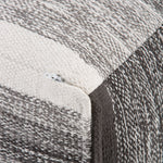 Naya Cube Pouf Patterned Grey Melange