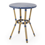 Outdoor PE Rattan and Aluminum 3 Piece French Bistro Set