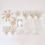 8-Light Crystal Gold Chandelier for Dining Room and Kitchen Island