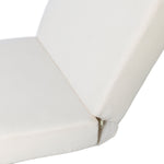 Acacia Wood Chaise Lounge with Cushion