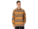 LLBean Men's Stripe Chamois Shirt - Barley