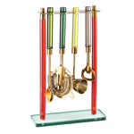 5-PC Gold Bartender Kit with Stand & Color Handles