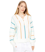 Roxy Bay of Rainbows Snow White Top