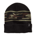 Steve Madden Mens Camouflage Winter Beanie Hat Black O/S