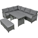 Tomax 5-Piece Outdoor Patio Rattan Sofa Set
