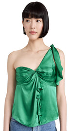 Cinq à Sept Women's Maeve Top, Jade, Green, S