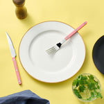 Khen Pink Cutlery Set of 20 –18/8 Stainless Steel Flatware