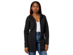 LL Bean Women's Sweater Fleece Coat - Classic Black