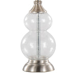 Belle Modern Seeded Glass Table Lamps – Set of 2