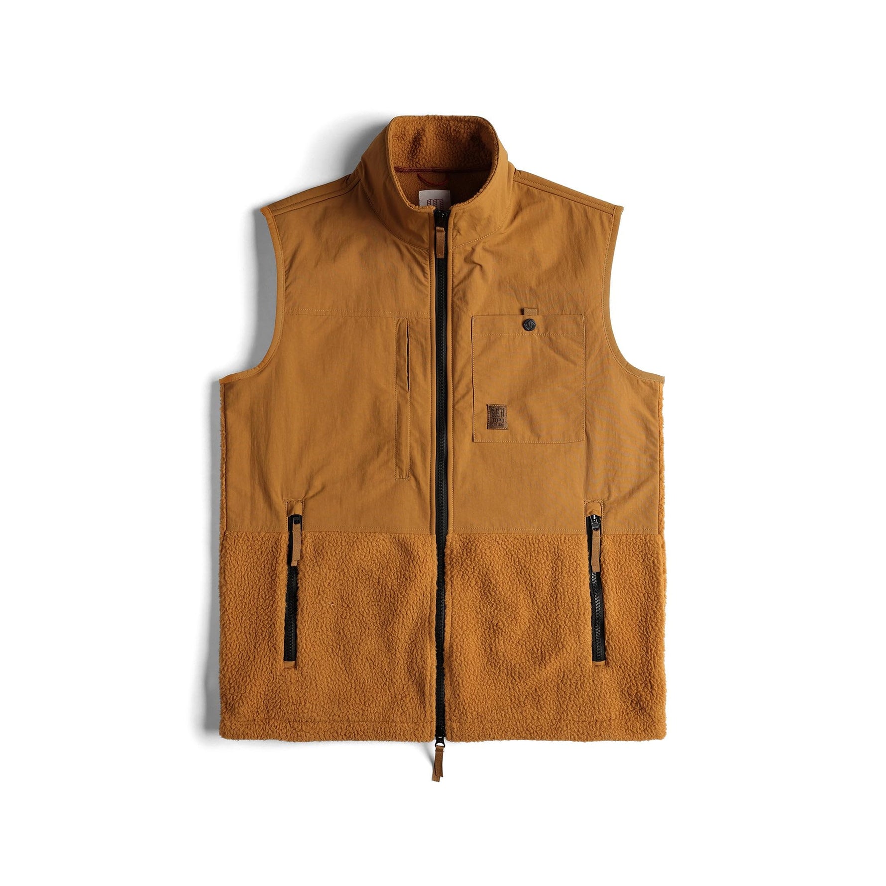 Topo Designs Men's Subalpine Fleece Vest - Khaki