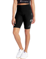 Champion Women's Absolute Bike, Comfortable Moisture-Wicking Shorts, 9" Inseam, Black-586157, X-Small