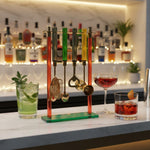 5-PC Gold Bartender Kit with Stand & Color Handles